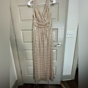 David’s Bridal ; floor length formal dress